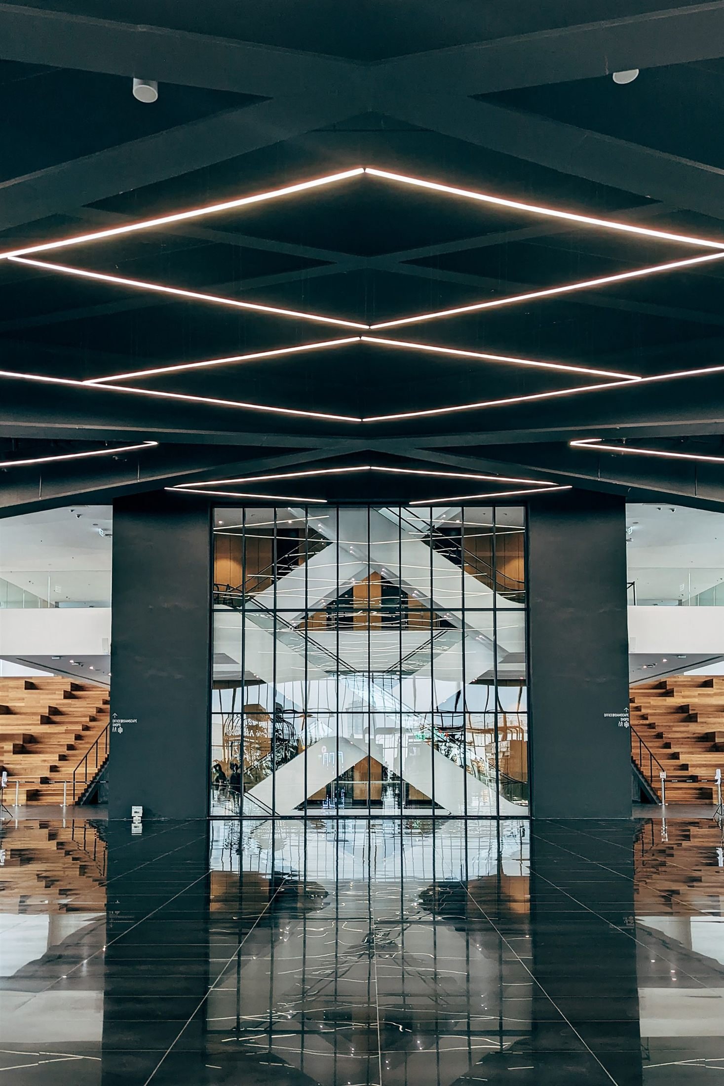 A calm, modern interior